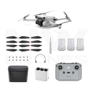 Drone DJI Mini 3 Pro RC-N1 Fly More Combo (Controle sem tela)